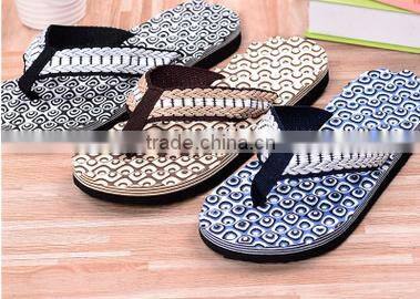 Cheap wholesale new designs flat sandals strap for slipper