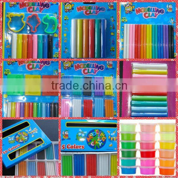 DIY Malleable Soft Polymer Modelling Clay Blocks Plasticine Craft with son