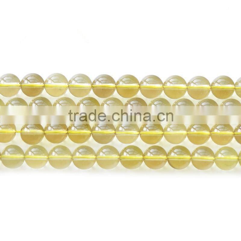 6mm 8mm 10mm 12mm 14mm round good yellow crystal stone natural citrine beads