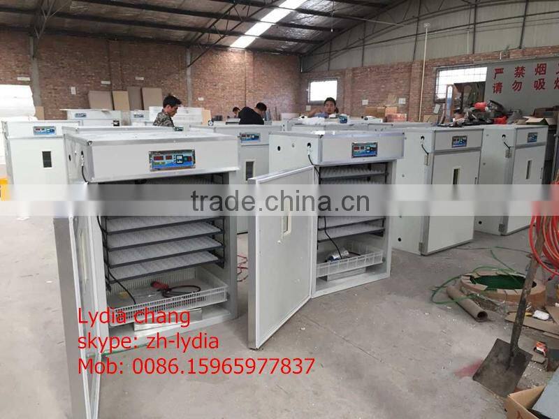 new type 1056 chicken incubator with CE,setter&hatcher combined egg incubator from lydia