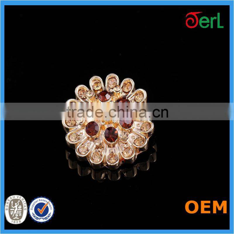 wholesale fashion fancy crystal rhinestone sewing buttons