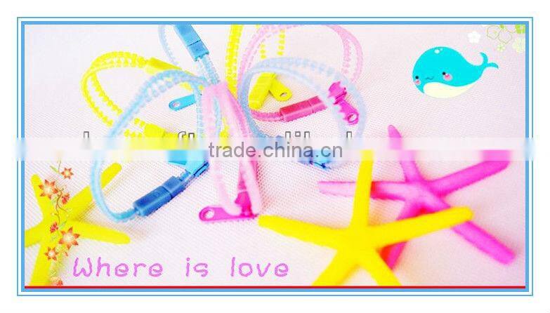 2013 hot sale glow in dark zipper bands