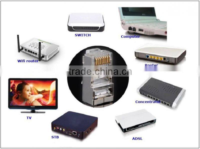 Cat6 FTP Modular Plugs 8p8c RJ45 ,made in china