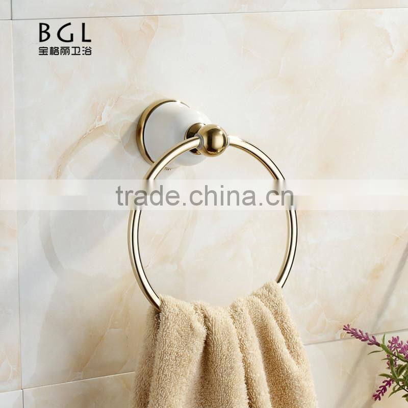 11632 gold supplier hot selling products bathroom accessories towel ring