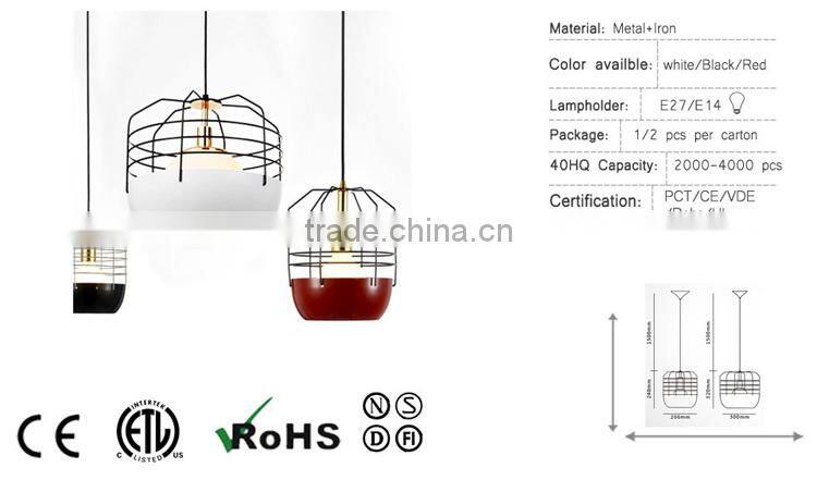 modern metal lamp hot sale interior lighting E14/E27
