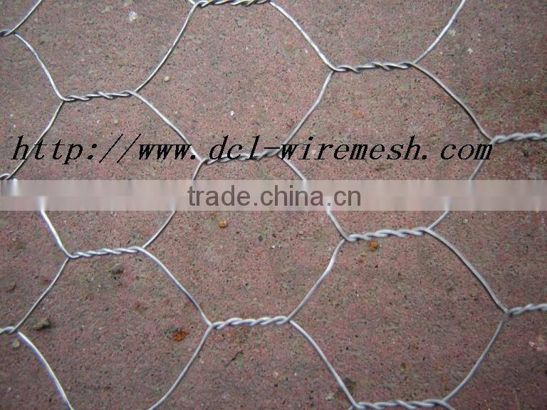 electro galvanized gabion /electro chicken wire mesh