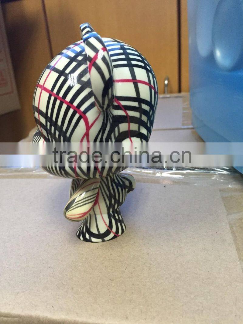 Bear Shape Plastic DIY Toy,Animal Custom Vinyl Toy