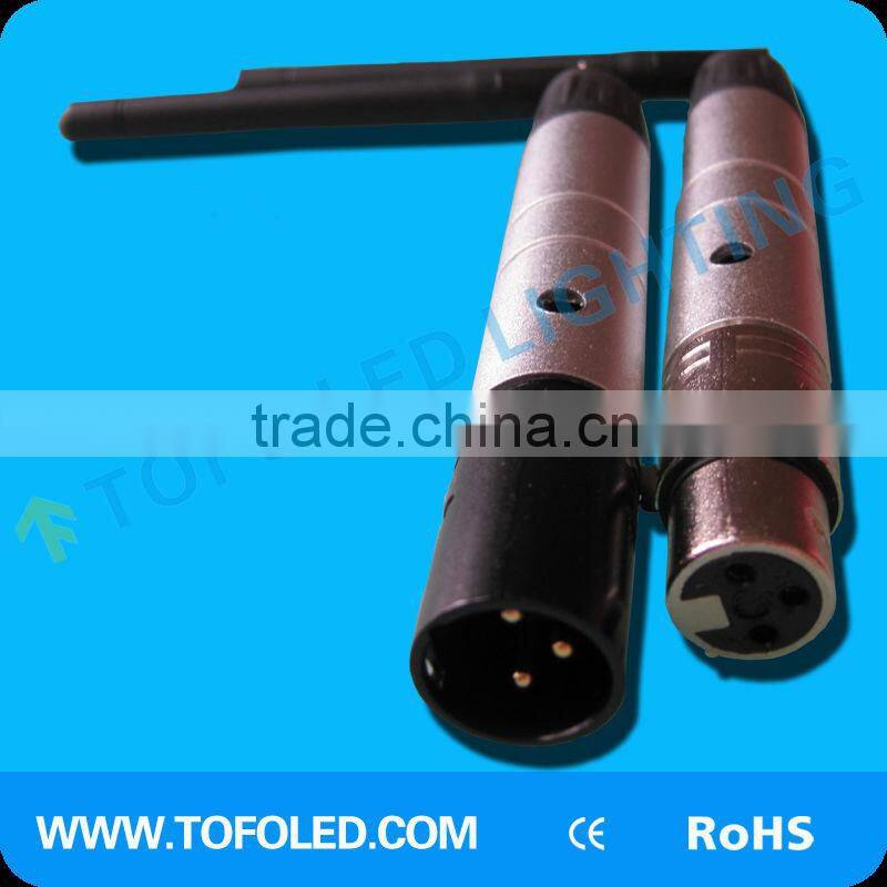 XLR 3pins plug R/T Wireless DMX512 Receiver Transmitter