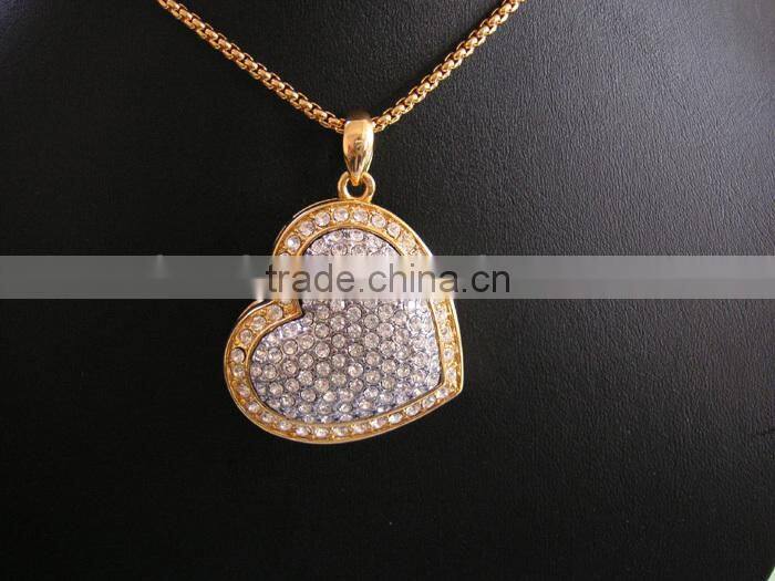 Jewerly heart sharpe pendent quality 64GB usb flash drive wedding gifts