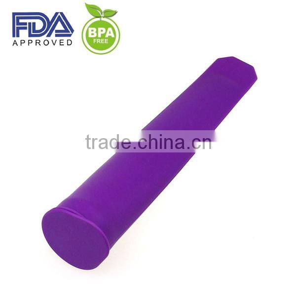 Non-sticky newest silicone ice cream popsicle mold