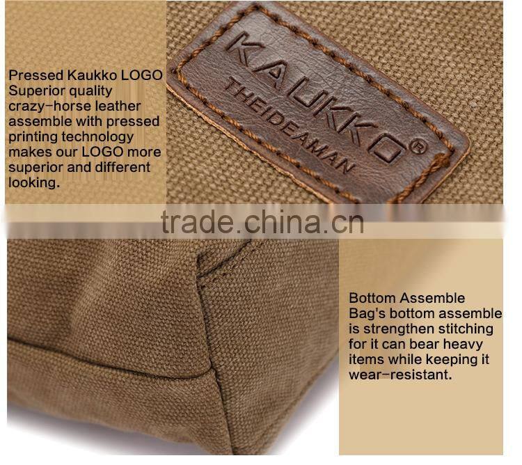 Concise Tablet Messenger Bag For Men Vertical Messenger Bags For Men Crossbody Bag White Cotton Canvas Messenger Bag