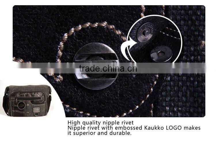 2016 one shoulder canvas military bags retro / vintage bags