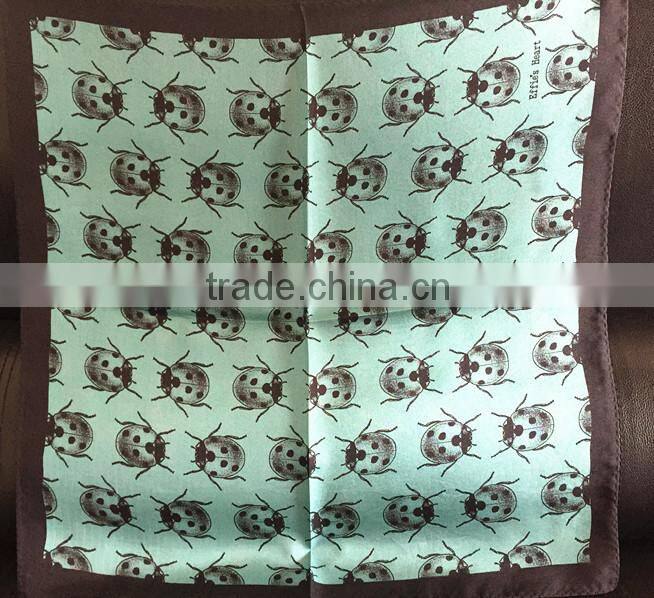 2016 new arrival luxury digital printing 100% twill silk scarf