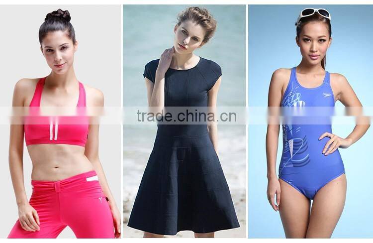 Elastic warp-knit fabric for Swimwear