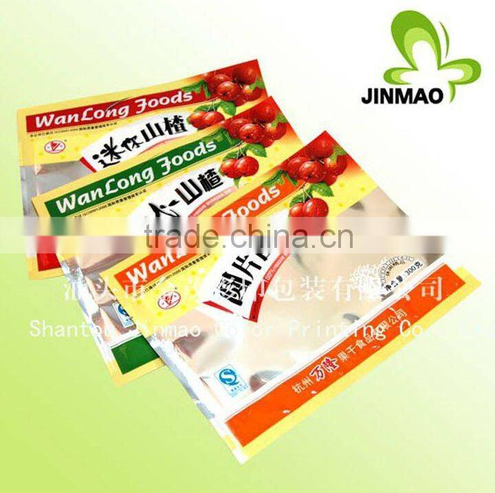 Top Quality Three sides sealed plastic packaging bags