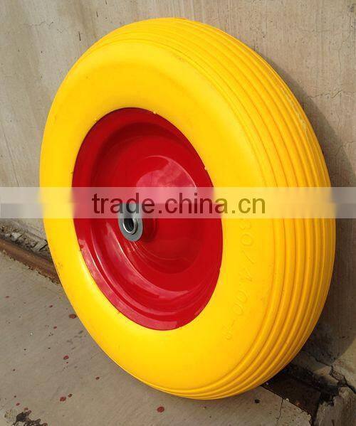 PU wheel no flat foam wheel 16"*4" (4.00-8)