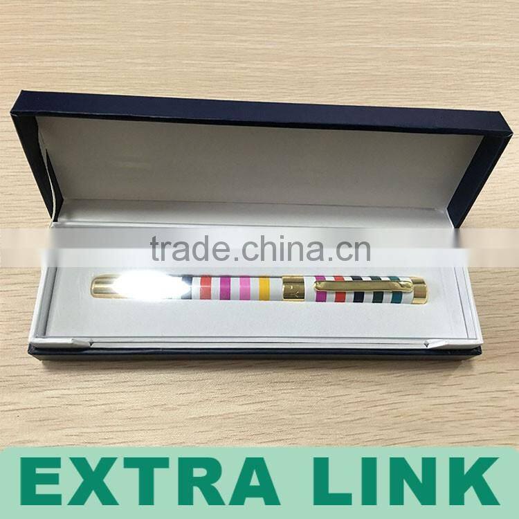 China Manufacturer Custom Fountain Pen Box With PVC Cover Lid