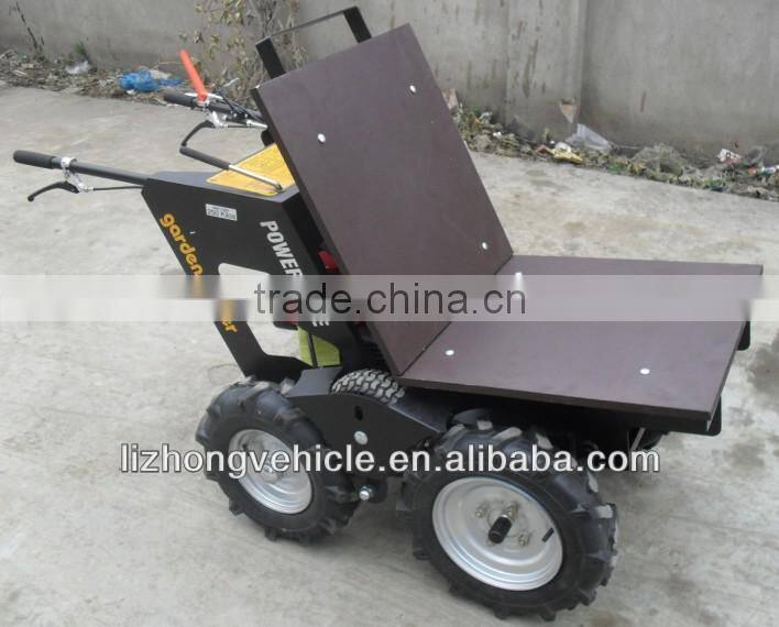 Wholesale china best 5.5Hp gaslione engine power 1/4 power barrow,power wheel barrow,motorized wheel barrow
