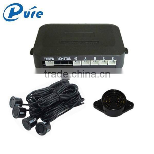 simple reverse parking sensor with four-step Bibi sound alarm 4 sensors parking sensor