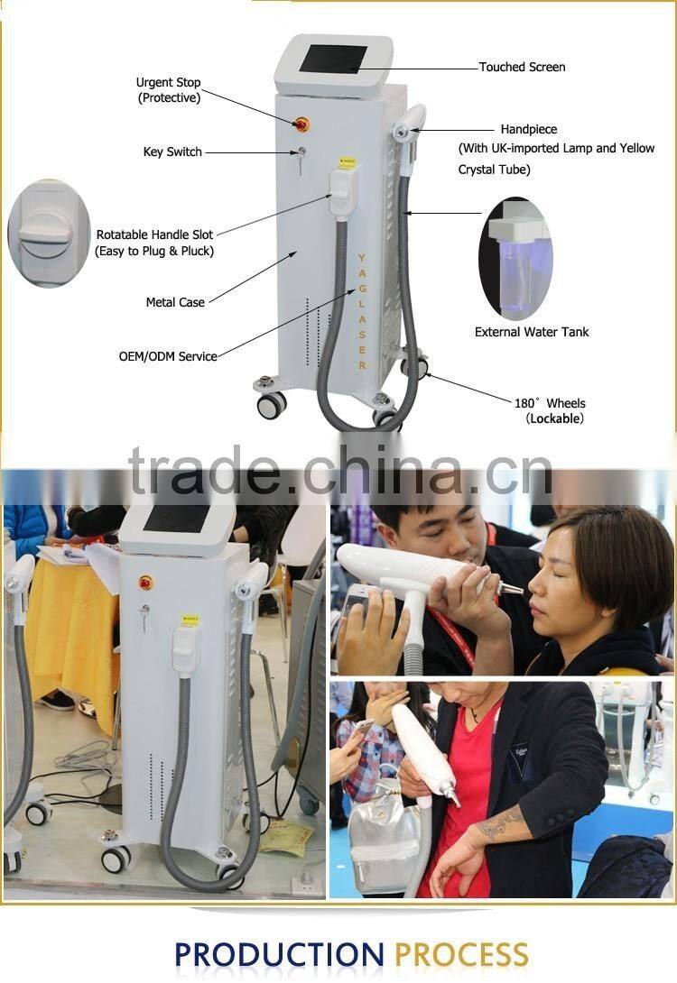 2015 Newest! nd yag laser tattoo removal machine