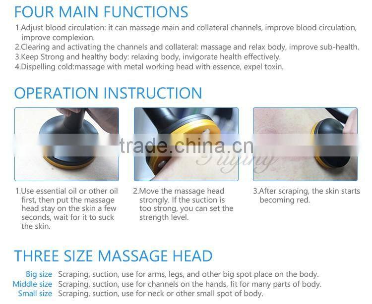 China traditional acupoint therapy digital scrap machine home use