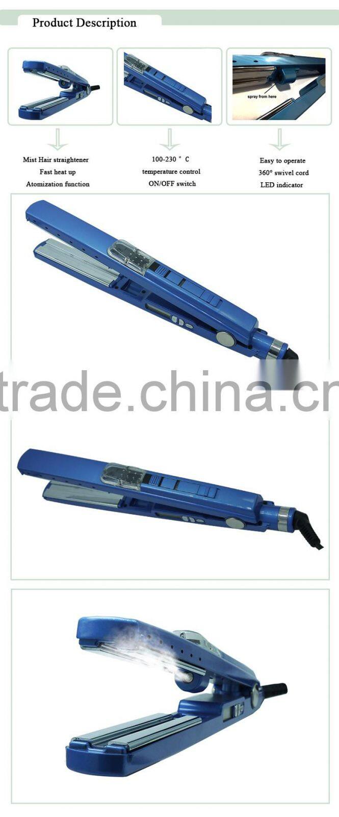 hot selling professional hair Straightener 140 Min temperature Round Plug free sample
