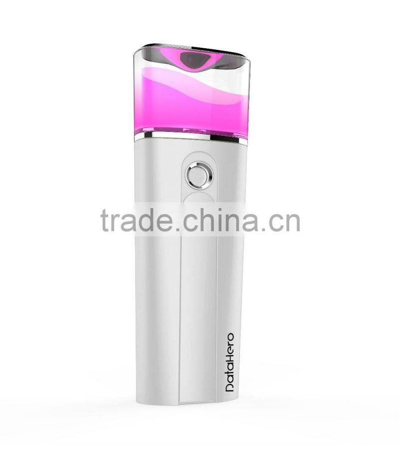 Facial steamer | Mist machine Mini Rechargeable Handy Usb Nano Sprayer | Face Moisturizing machine Care skin Instrument