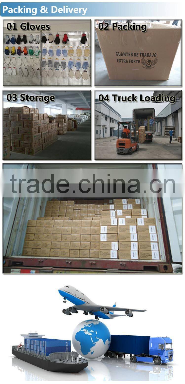 EN380 China Supplier Safety Working Polyester And Nitrile Coated Glove