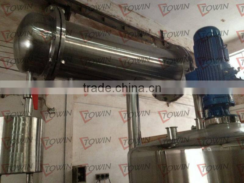 1500L SS304 reaction tanks with condenser