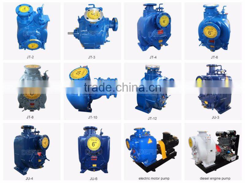 Name Brand Pumps/Diesel Engine Self Priming Sewage Pumps