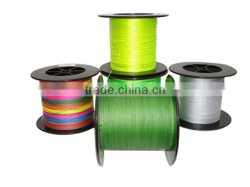 Colorful inexpensive pe braided line fishing