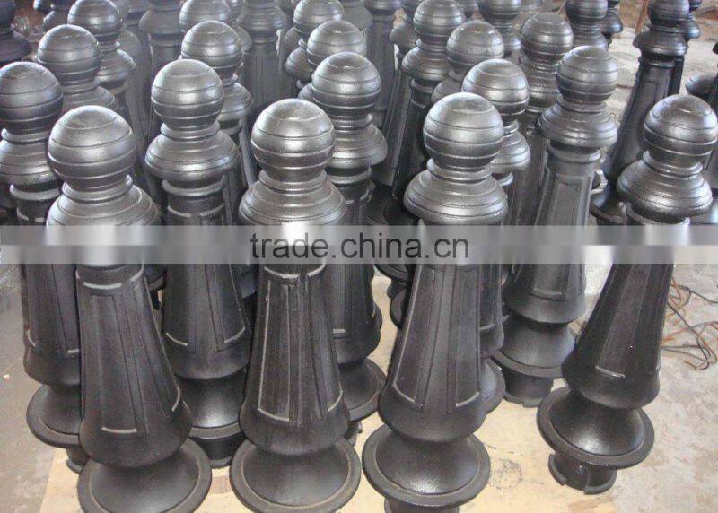 Cast iron steel traffic bollard