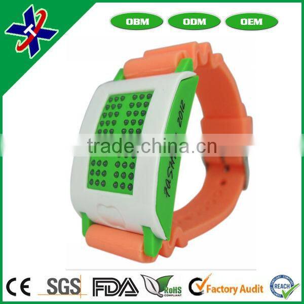 PU watch LED smart watch