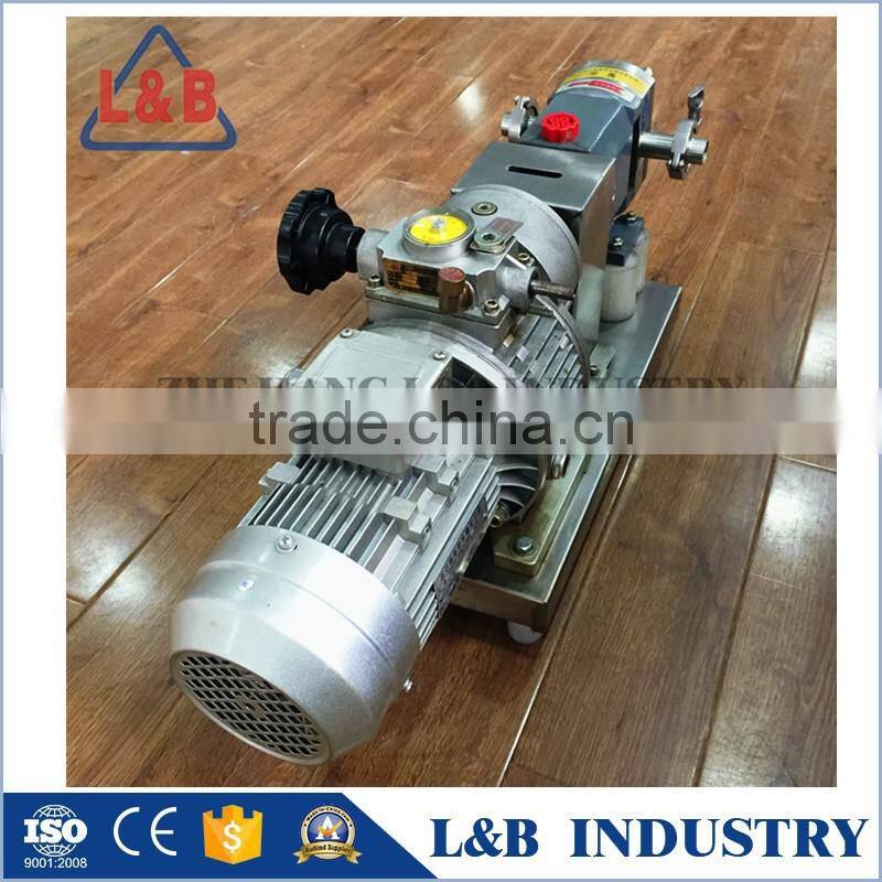 Stainless steel lobe pump/gear pump for cream/toothpaste