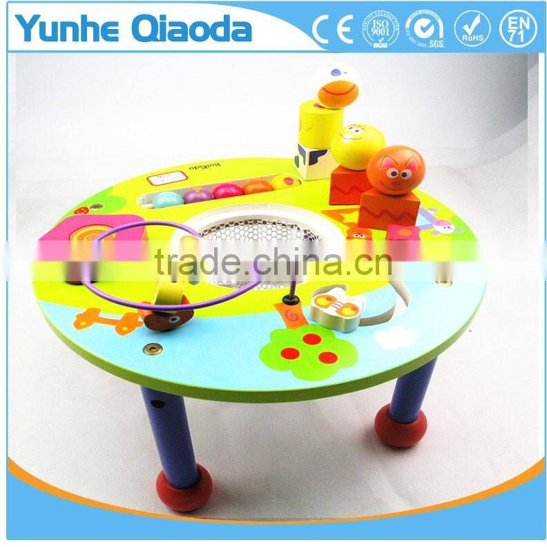 wooden activity percussion instruments table educational wooden toy