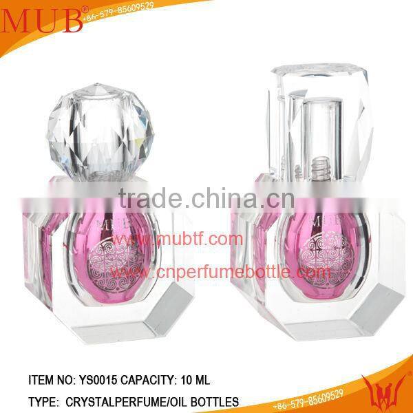 Specail Purple Cystal Material Perfume (Oils )Bottles China Supplier Wholesale