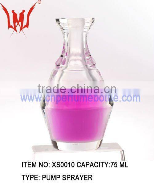 Luxury Charm Transparent Square Crystal Perfume Bottle