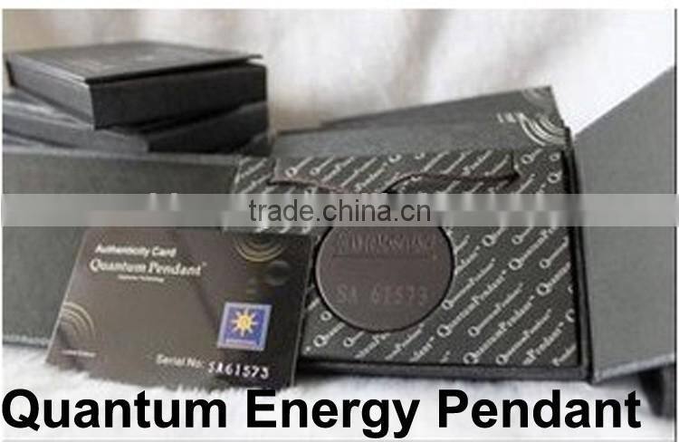 Quantum Scalar Energy Pendant Health Necklace Lava Material