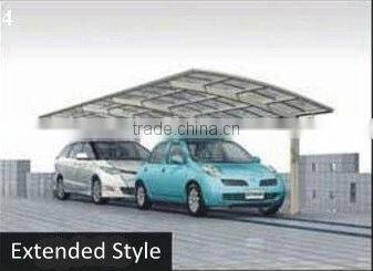New Outdoor DIY Aluminum & PC sheet King Car Canopy
