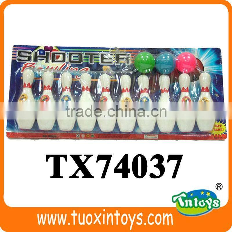 ten pin bowling, plastic mini bowling pins