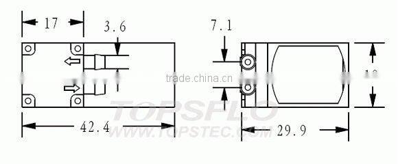 Micro Membrane 12V Pump Liquid Dispenser Pump for Medical
