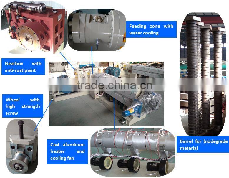 1-3 layer plastic biodegradable film blowing machine