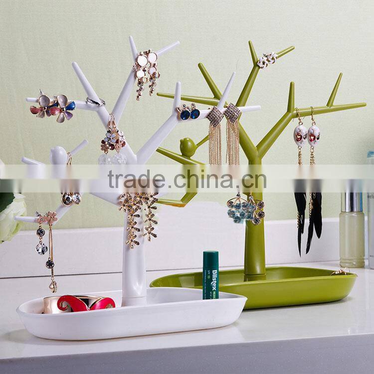 Multifunctional Tree-shape plastic Jewelry Accessories stand display