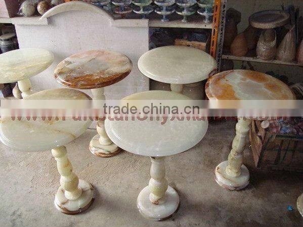 Elegant white Onyx table
