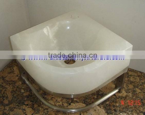 Stylaish PURE WHITE ONYX RECTANGLE SINKS AND BASINS