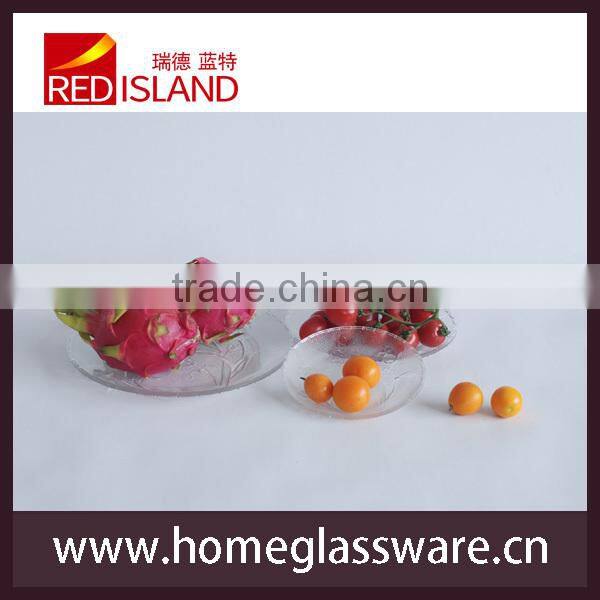rose glass tray of dishware type for CE/EU ,SGS CERTIFICATION