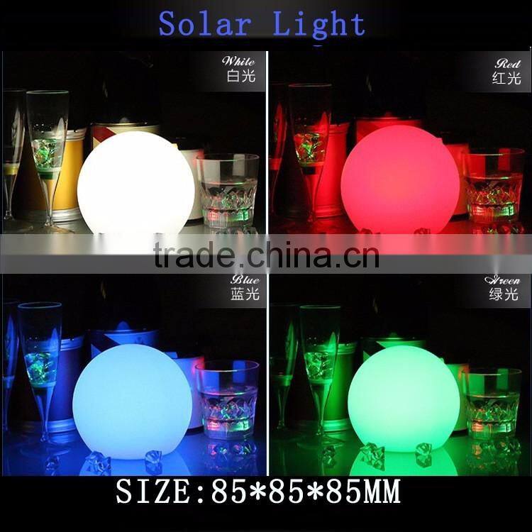 New Arrival Outdoor Garden LED Solar Decorative Ball Light, Indoor Garden Solar Power Decoration Floating Light Ball