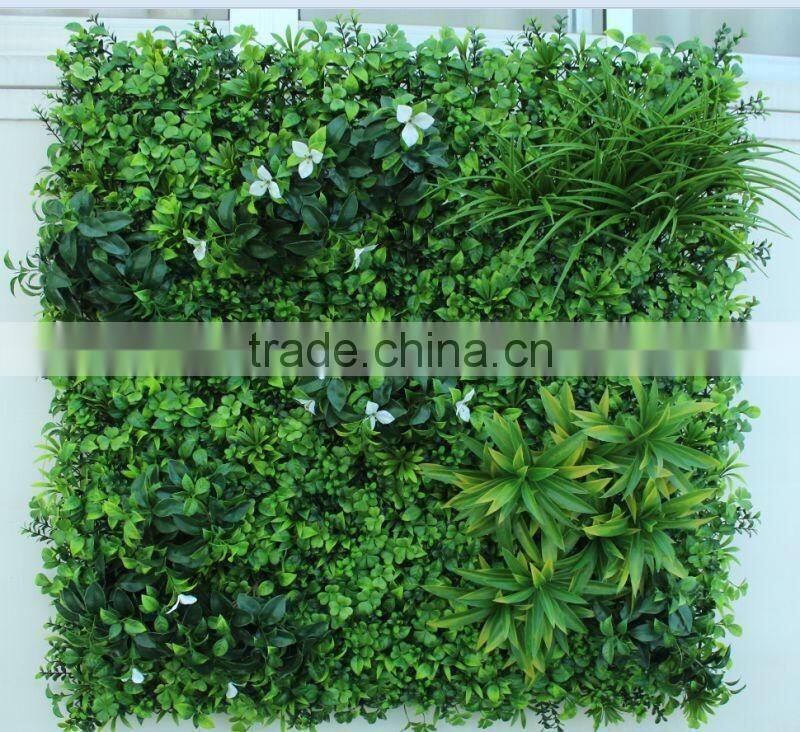 Plastic modular garden planter vertical outdoor grass plant wall