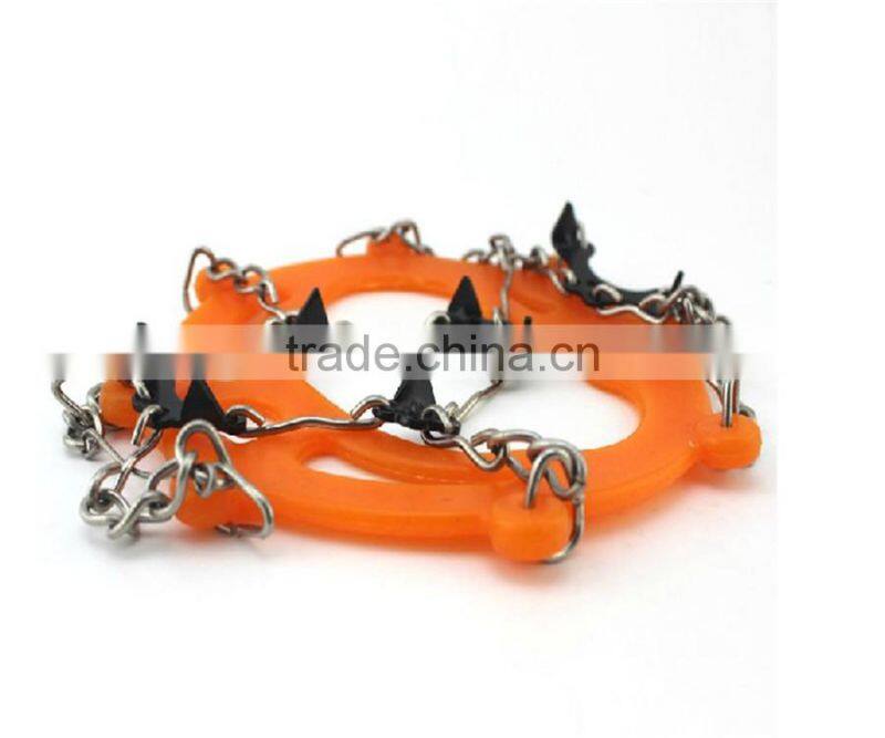 Factory price snow silicon shoe grips ,Winter safety silicone shoes, Anti slip shoe grips for ice and snow