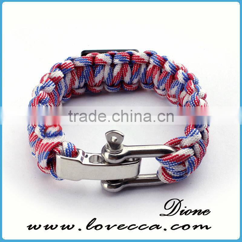 Emergency Paracord 550 Bracelet Parachute Cord Bracelet for Survival